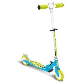Control Skids Patín Plegable Scooter con Velocímetro y Luz de Fondo, ABEC 5, Altura Ajustable para Niños Azul
