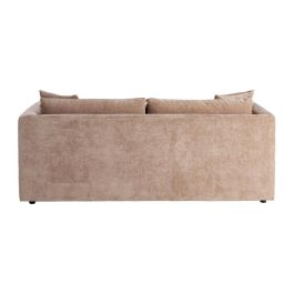 Sofá 3 Plazas Taupe Tejido-Madera 210 X 96 X 86 cm