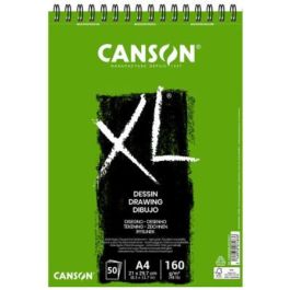 Bloc De Dibujo Canson Xl Dessing Con Espiral Grano Fino A4 160G 50H