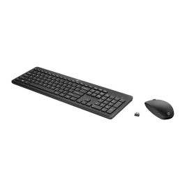 HP 230 DEN Combo de Teclado y Ratón Inalámbricos Silencioso y Ergonómico para Máxima Eficiencia y Mínimo Ruido, Batería Larga Duración