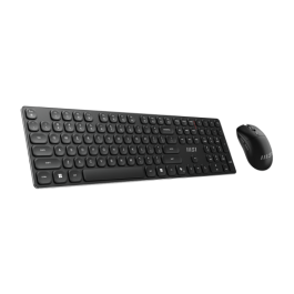 MSI FORGE K210 W Combo Teclado Inalámbrico Mecánico Completo Ratón Incluido Negro