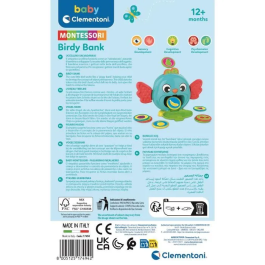 Clementoni CLE17494 Hucha Pájaro Montessori