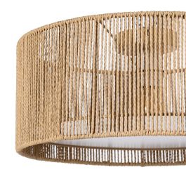 Plafón Natural Cuerda de Papel 40 X 40 X 17 cm