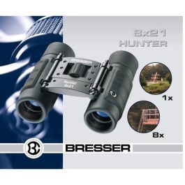 Bresser Hunter 8x21 Binoculares compactos para observación