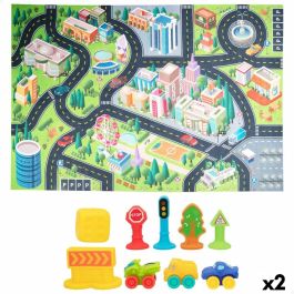 Alfombra de juego Colorbaby Ciudad Plástico (2 Unidades) Precio: 36.49999969. SKU: B1AVA2MVDV