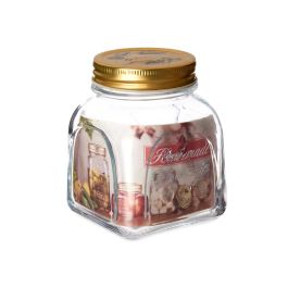 Pasabahce Tarro Homemade 500 ml Vidrio y Metal Oro Transparente 9x11.3x9 cm (Set de 24)
