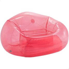 Sillón Hinchable para Piscina Intex Beanless Transparente Rosa 137 x 74 x 127 cm (4 Unidades)