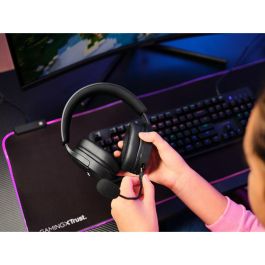 Auriculares Gaming Inalámbricos con Micrófono Trust Gaming GXT 491 Fayzo/ Bluetooth/ Jack 3.5/ Negros