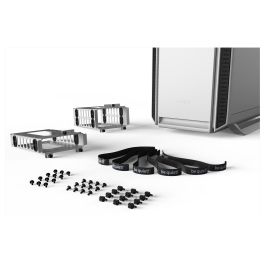 Be Quiet! Silent Base 802 White Midi Tower PC ATX EATX Micro-ATX Mini-ITX ABS Acero Filtro anti-polvo Gestión de cables Botón de encendido/apagado 18,5 cm de altura para CPU