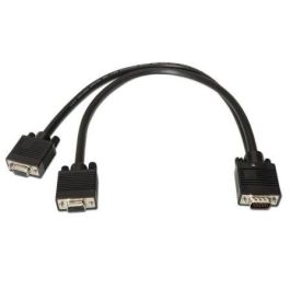 AISENS - CABLE BIFURCADOR SVGA, HDB15/M-2XHDB15/H, NEGRO, 45 CM Precio: 4.88999962. SKU: B1B8FWAW8F