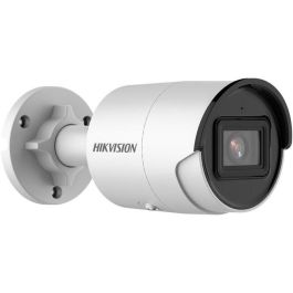 Hikvision Cámara IP Bullet 4MP AcuSense 2.8mm IR40 WDR H.265+ IP67 PoE para Detección de Humanos y Vehículos
