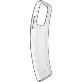 Cellularline Fine Case iPhone 15 Pro, Funda Blanda Ultrafina Transparente, 6.1", Compatible con MagSafe y Carga Inalámbrica