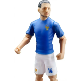 Megableu Figura Articulada de Fútbol Selección de Francia - Jugador Rabiot Número 14 - 20 cm - Idioma Francés - MEG3760046781789