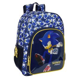 Mochila Escolar Sonic City Azul 33 x 42 x 14 cm Precio: 38.89000016. SKU: B19T9YV559