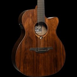 LAG Guitarra Acústica Auditorium Cutway A/E Sauvage Especia Electroacústica Folk Tapa Sólida Brankowood Acabado Satinado Relic Cutaway Precio: 562.38864. SKU: B1K9NVZLH6