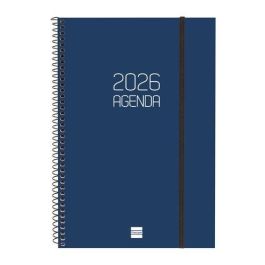Agenda Anual (2026) Catalan Finocam Espiral Opaque Espiral Tapa Pp Con Goma E11 165X242 S/V Blau Precio: 11.49999972. SKU: B14776QL63