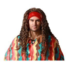 Peluca Castaño Hippie Precio: 9.5000004. SKU: B13Z8FZEW8