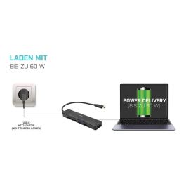 Hub USB i-Tec Travel Easy 60W