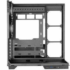 Mars Gaming MC-3GF Caja Gaming Torre Panorámica Triple Cristal Templado ARGB con 2 Ventiladores, Montaje Vertical GPU y Soporte Líquida 360mm