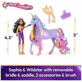 Spinmaster SPI6072668 Figuras Unicorn School Sophia + Wildstar - 5 accesorios - A partir de 4 años