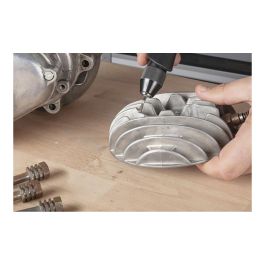 Wolfcraft Set 3 muelas de diamante cilíndricas 5987000 para cerámica, vidrio y metales no férreos
