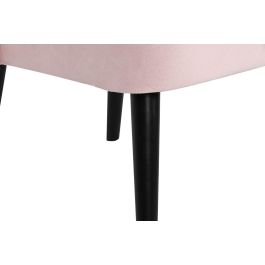 DKD Home Decor Butaca Rosa Palo Negro 70 x 78 x 60 cm