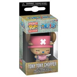 Funko Llavero Pop! Keychain One Piece Tony Tony Chopper con Algodón de Azúcar 91750