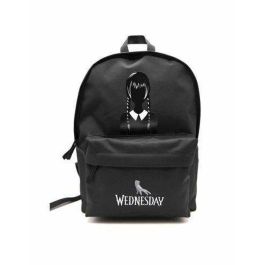 Mochila miercoles logo trenzas, compartimente para portalaptop 43x31x13,5 cm