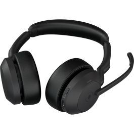 Jabra Link380c MS Auriculares Evolve2 55 Inalámbricos y Alámbricos Diadema Oficina ANC para Microsoft Teams Negro