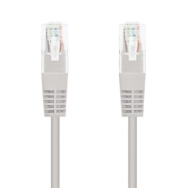 NANOCABLE Cable de red latiguillo RJ45 Cat.6 UTP AWG24, Gris, 3.0m