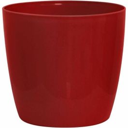 Maceta brillante - GARDEN ID - Rojo Brillante con ruedas - 30 x 27 cm - Aspecto cerámico - Impermeable - Fácil de mover Precio: 29.58999945. SKU: B1F6KTGYC7