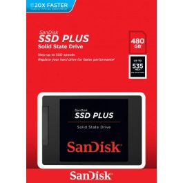 SanDisk SSD Plus Disco Duro Interno 480GB SATA III hasta 535 MB/s Lectura SanDisk SSD Plus Disco Duro Interno 480GB SATA III hasta 535 MB/s Lectura