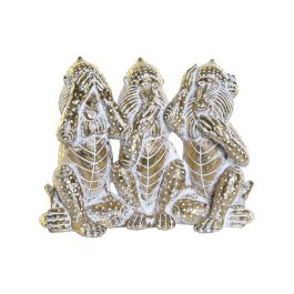 DKD Home Decor Figura Decorativa Tropical Monos de Resina Dorada 16,2x21x11 cm Precio: 7.12206. SKU: S3016868