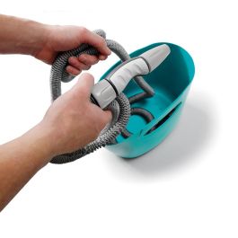 Kit manguera extensible aquapop 15m con cesta de plástico color azul gf80267600 gf Kit manguera extensible aquapop 15m con cesta de plástico color azul gf80267600 gf