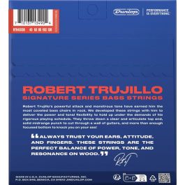 Dunlop Juego Bajo Eléctrico Robert Trujillo Signature Nickel 5 St. 45-130