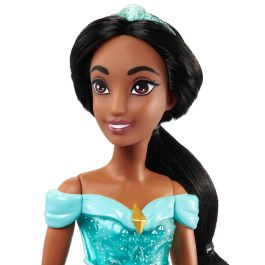 Mattel Hlw12 Muñeca de Moda Princesa Jazmín Disney Princess Aladdín Articulada con Ropa Brillante y Accesorios