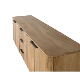 Giner y Colomer Mueble TV Madera de Mango Natural con 4 Puertas y 3 Cajones