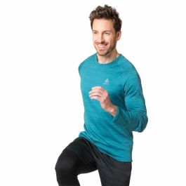 Camiseta de Manga Larga Unisex Odlo Essential Thermal Azul Camiseta de Manga Larga Unisex Odlo Essential Thermal Azul