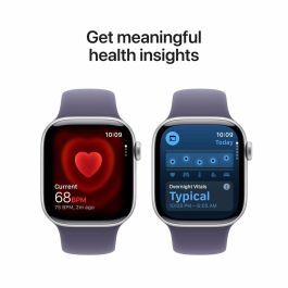 Apple Watch Series 11 Aluminio 42mm Plata con Correa Deportiva Nebelviolett S/M