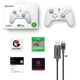 GameSir Mando G7 SE Alámbrico USB Tipo C para Xbox One/Series S/X Blanco