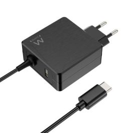 Ewent EW3978 Cargador de Pared USB-C 65W Power Delivery + USB-A para Portátil, Smartphone y Tablet, Carga Rápida, Cable 1.5m Negro Precio: 29.88999959. SKU: B12A5LVCRQ