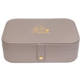 The Concept Factory Joyero Rectangular Emotion Compartimentado Para Casa y Viajes