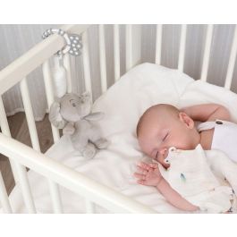 KioKids Peluche Sonajero Elefante Mordedor Colgable Juguete Sensorial Suave Poliéster Gris Bebés +0 Meses Dolci Amici