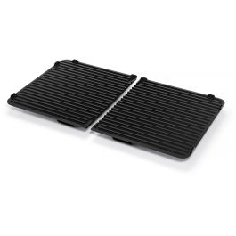 WMF 0415280011 Lono Master - Grill Eléctrico de Mesa 2400W, Superficie 280x500mm, Acero Inoxidable, Antiadherente