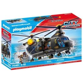 PLAYMOBIL 71149 Helicóptero de Transporte de Fuerzas Especiales - Oficiales de Policía - City Action - Unidad Élite Precio: 96.8899998. SKU: B1GT4SN8XV