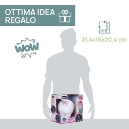 Proyector oso polar rosa 2 en 1 ¡con luces y música personalizables! 13x13x14,5 cm