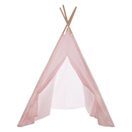 Tipi rosa con funda de almacenaje 160x120x120cm