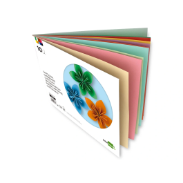 Liderpapel Bloc Trabajos Manuales Cartulina 240x315mm 10 Hojas Colores Surtidos Gramaje 180 g/m²