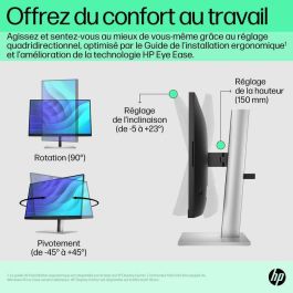 HP Monitor E22 G5 / 21,5" / FHD / HDMI-DisplayPort-USB(A)-USB(B) / Regulable Altura