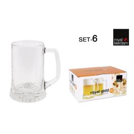 Royal Leerdam Set 6 Jarras de Cerveza 'Roya' 28 cl - Cristalería para Hostelería y Hogar Precio: 11.49999972. SKU: B1C9QA5TP5